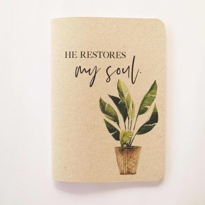 Prayer journal - He restores my soul
