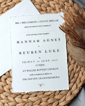 Invitación Vertical Minimalista