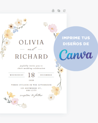 Imprimir diseños canva